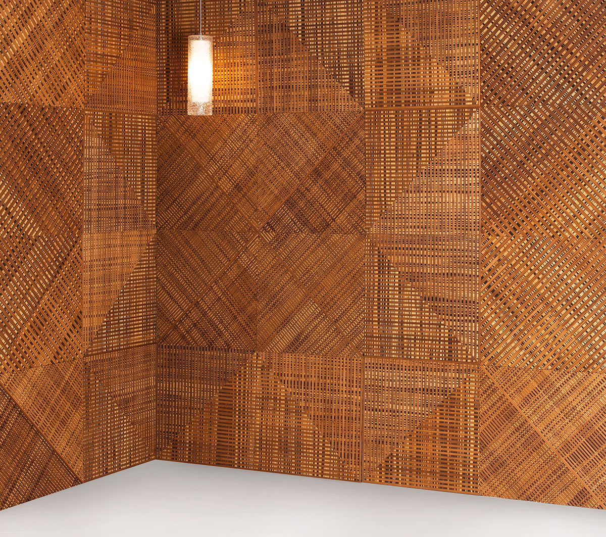 Bamboo Design Architecture | Fractal Wall Panels | Bamboo and Palm Wood